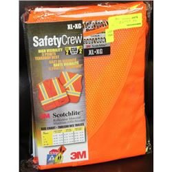 BUNDLE WITH 2 SAFETY CREW XL HI-VIS VESTS