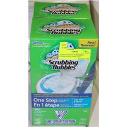 2 NEW PACKS OF SCRUBBING BUBBLES KITS "ONE STEP