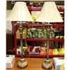 Image 1 : 2 NEW BUFFET STYLE LAMPS