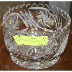 PINWHEEL CRYSTAL SALAD BOWL