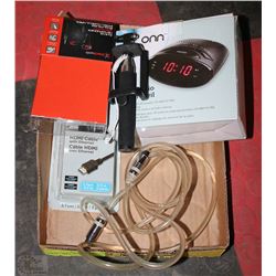 LOT OF NEW ITEMS INC CLOCK RADIO AND HDMI