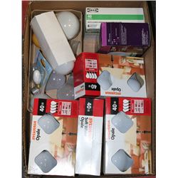 BOX W/NEW LIGHTBULBS
