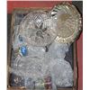 Image 1 : BOX W/PLATTER, PEDESTAL CANDY DISH,