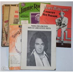 VINTAGE SONG AND MUSIC BOOKS