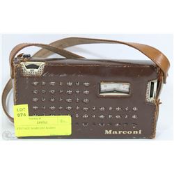 VINTAGE MARCONI RADIO