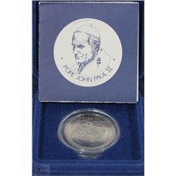 1984 POPE JOHN PAUL II ALBERTA VISIT COIN