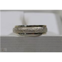 STERLING SILVER SIZE 6 SPINNER RING
