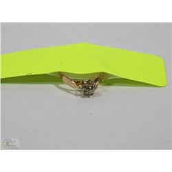 10K GOLD CLUSTER RING SIZE 4