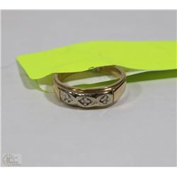 14K GOLD DIAMOND RING SIZE 6