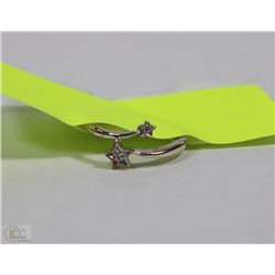 10K GOLD DIAMOND RING SIZE 7.5