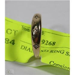 10K GOLD DIAMOND RING SIZE 12