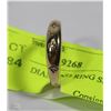 Image 1 : 10K GOLD DIAMOND RING SIZE 12