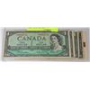 Image 1 : LOT OF 5 CANADIAN BILLS INCL THREE-1954 $1 AND TWO