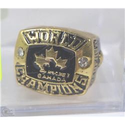 1994 BILL RANFORD TEAM CANADA CHAMPIONSHIP RING