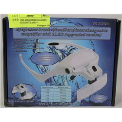 JEWELLERS MAGNIFIER GLASSES WITH LED LIGHTS AND 5