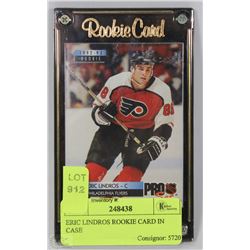 ERIC LINDROS ROOKIE CARD IN CASE