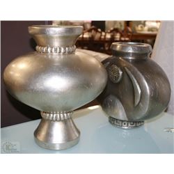 2 SILVER LEAF CASES , ONE WITH LONGLIFE SYMBOL