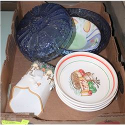 FLAT WITH SOUP/SALAD AND DECORATIVE BOWLS