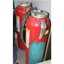 PAIR OF VINTAGE FIRE EXTINGUISHERS