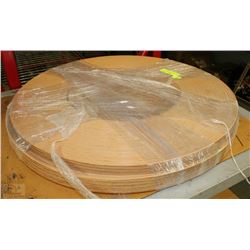 2 ROLLS OF NATURAL OAK PVC EDGING  7/8" & 1-1/4