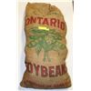 Image 1 : VINTAGE BURLAP SACK WITH BURLAP SACKS