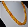 Antique Natural Butterscotch Egg Yolk Amber Necklace
