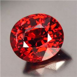 Natural Orange Fire Red Orange Spessartite 2.69 ct VVS