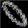 Image 1 : Stunning Natural Multi Color Opal Bracelet