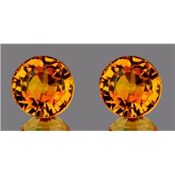 Natural Golden Yellow Sapphire Pair 1.42 cts - VVS