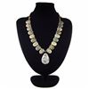 Image 1 : Natural Stone Hand Made Diamond Polished Necklace