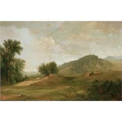 Asher Brown Durand (1796-1886) Hill, Dale and Bracken signed with initials “A.B.D.” (lower right)...