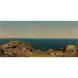 various owners Sanford Robinson Gifford (1823-1880) A Sketch at Manchester, Mass., 1865 bearing S...