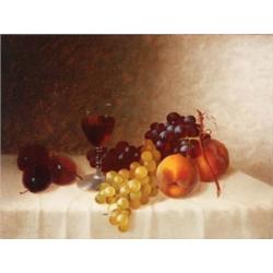 various owners Morston Contantine Ream (1840-1898) Still Life of Fruit and Wine signed “Morston R...