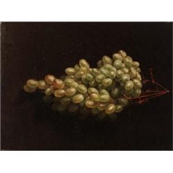Charles Harry Eaton (1850-1901) Hanging Green Grapes, 1888 signed and dated “Chas. Harry Eaton ’8...