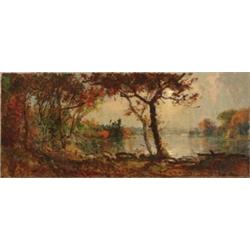 Jasper Francis Cropsey (1823-1900) Autumn on Lake Wawayanda, 1881 signed and dated “J.F. Cropsey ...