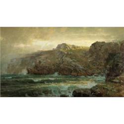 William Trost Richards (1833-1905) Conanicut Island from Gray Cliff, Newport, R.I., circa 1882-19...