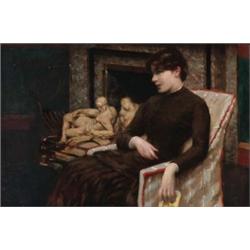 various owners J. Carroll Beckwith (1852-1917) In the Studio, circa 1892-1893 signed “Carroll Bec...