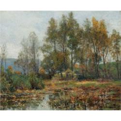 Hugh Bolton Jones (1848-1927) Early September signed “H Bolton Jones” (lower right) oil on canvas...