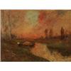 Image 1 : Edward Gay (1837-1928) When the Day is Done, circa 1900-1910 signed “Edward Gay” (lower left) oil...