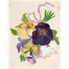 Image 1 : Charles Demuth (1883-1935) Pansies, 1905 initialed “C.H.D.” (upper left) signed and dated “C.H. D...