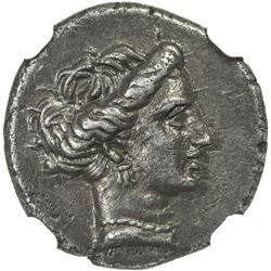EUBOEA: Anomymous, ca. 290-271 BC, AR drachm, Chalcis. NGC EF