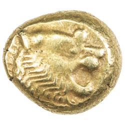 LYDIA: temp. Alyattas to Kroisos, ca. 610-546 BC, electrum trite (4.73g). VF