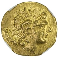 PONTIC KINGDOM: Mithradates VI, Eupator, the "Great", 120- 63 BC, AV stater (8.32g). NGC AU