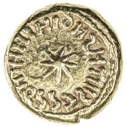 ARAB-BYZANTINE: Anonymous, 712-714, AV solidus (4.02g), indiction XI, AH94. VF-EF