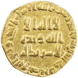 UMAYYAD: 'Abd al-Malik, 685-705, AV dinar (3.76g), NM (Dimashq), AH81. VF