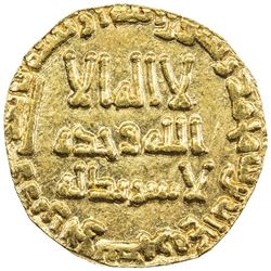 UMAYYAD: Hisham, 724-743, AV dinar (3.53g), NM (Dimashq), AH115. VF-EF