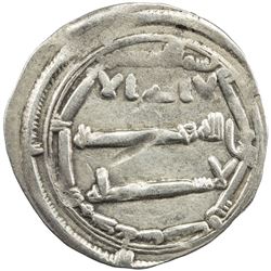 ABBASID: al-Mahdi, 775-785, AR dirham (2.72g), Tudgha, AH166. VF