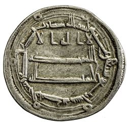 ABBASID: al-Amin, 809-813, AR dirham (2.92g), al-Muhammadiya, AH194. VF