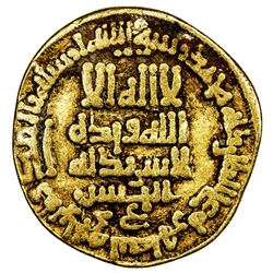 ABBASID: al-Ma'mun, 810-833, AV dinar (4.00g), AH200. F-VF