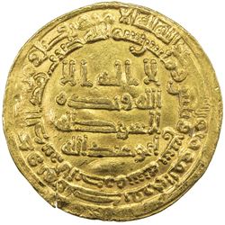 ABBASID: al-Mutawakkil, 847-861, AV dinar (4.22g), al-Basra, AH237. VF